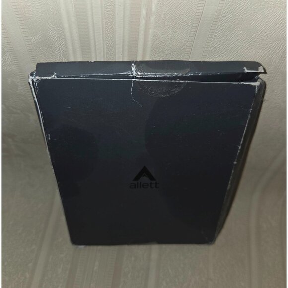 Allett Wallet Onyx Black Leather, Slim with Coin Pocket RFID Blocking NEW - Picture 2 of 8